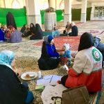 ویزیت زنان و مادران باردار در بیمارستان صحرایی