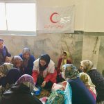 ویزیت زنان و مادران باردار در بیمارستان صحرایی
